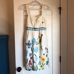 100% Cotton Anthropologie Dress with Pockets!